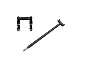 Roll Design Black Extended Steering Stem with 1 1/8 Clamp Kit Yamaha Raptor 700 - Picture 1 of 3