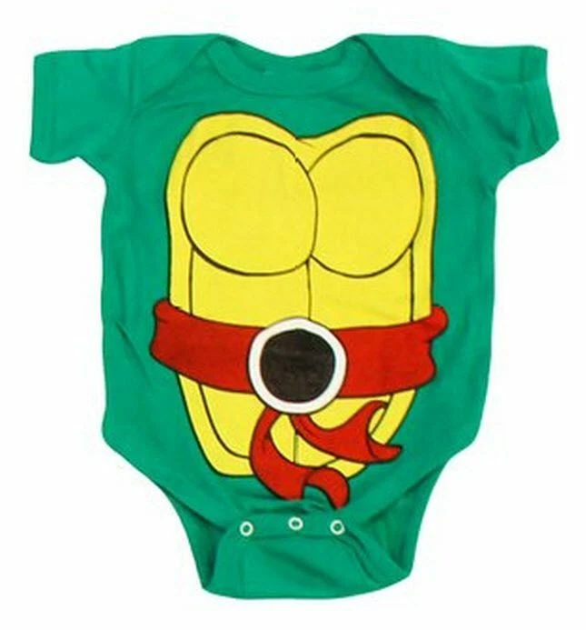 Infant Baby Teenage Mutant Ninja Turtles Raphael Green Costume  Romper - Image 1 of 1