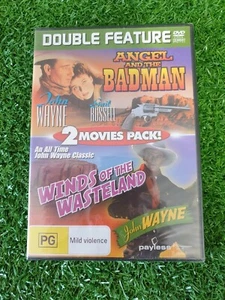 ANGEL AND THE BADMAN/WINDS OF THE WASTELAND-2 MOVIE PACK-DVD-R ALL-NEW/SEALED - Picture 1 of 2
