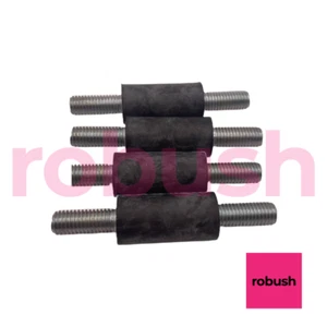 Rubber Bobbin Anti Vibration Car Boat Male/Male A Type 20/40 M10 x 25mm (x4) - Picture 1 of 3