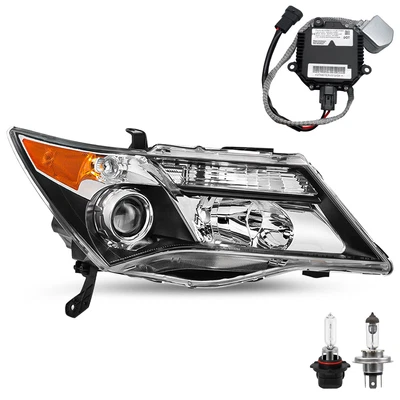 Faro lateral derecho HID para Acura MDX 2007-2013 sin faros adaptativos con bombillas Foto 1 de 4