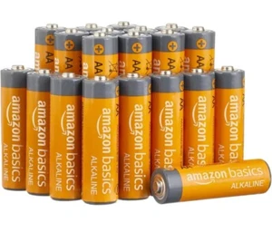 Amazon Basics 20 Pack AA High-Performance Alkaline Batteries, 10-year Shelf Life - Picture 1 of 4