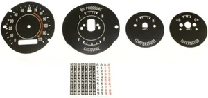 Premium Dash Decal 71-74 B-Body Rallye FULL KIT 120MPH BLACK - Picture 1 of 1