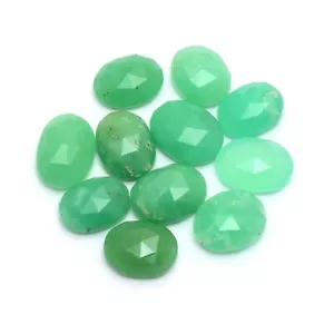Crisoprasa Natural 10x12mm A 12x16mm Corte Rosa Ovalada Paquete De 5 Piezas Piedras Preciosas - Imagen 1 de 8