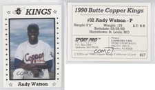 1990 Sport Pro Butte Copper Kings Andy Watson #27