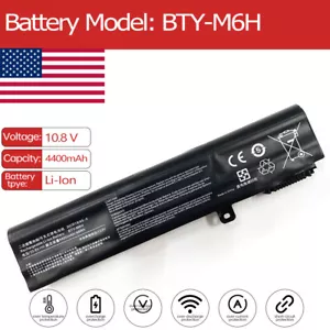 BTY-M6H Battery for MSI GT62 GL65 GP72X GE63V GE73V N3X1D J0155 GL62V - Picture 1 of 6