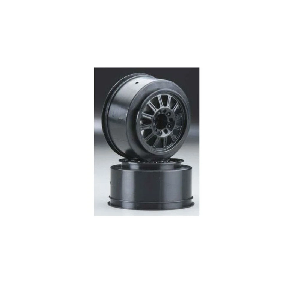 JCONCEPTS RULUX SLASH 1/10 REAR WHEEL, BLACK, 12MM HEX, 2PC 3322B, HC_OZ - Image 1 of 1