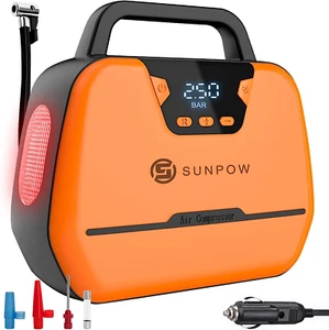 🔥SUNPOW Air Compressor 12V, Car Compressor Digital Electric Air Pump Portable🔥 - Picture 1 of 6