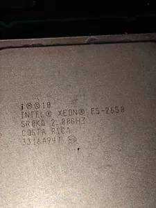 intel xeon e5-2650 -- seller code 4 - Picture 1 of 3