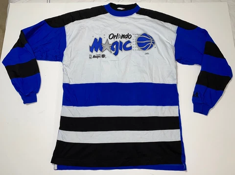 Orlando Magic Logo Athletic Long Sleeve Shirt Men’s Size XL Vintage EUC Cover