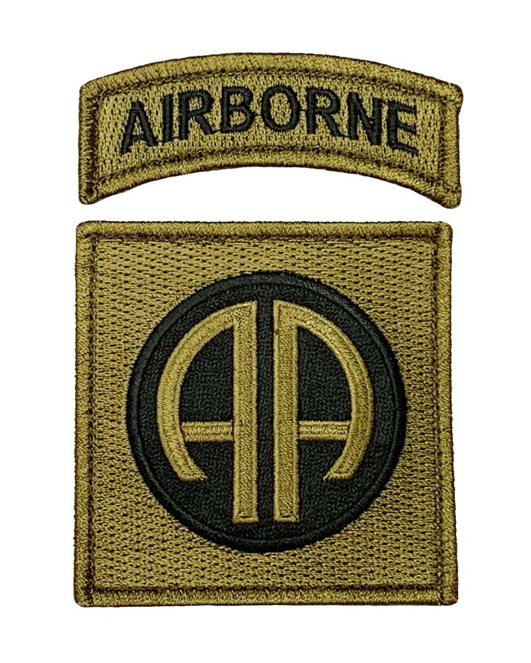Miltacusa 82nd Airborne Tactical Patch (2PC Bundle-Hook Fastener -AP12) - Image 1 of 1