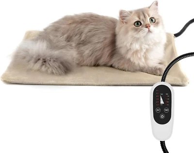 NICREW Cat Heating Pad, Temperature Adjustable Heated Cat Bed with Auto Shut off - Image 1 of 4