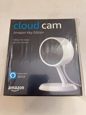 Brand NEW Sealed Amazon Cloud Cam Indoor Security Camera works with Alexa White - Image 1 of 4