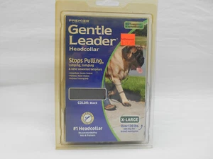 PREMIER Gentle Leader Stop Pull perro extra grande negro control canino  - Imagen 1 de 9