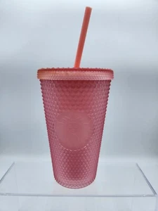 Starbucks 2022 Valentine's Soft Touch Studded Venti, 16 fl. oz. Tumbler - Pink - Picture 1 of 9