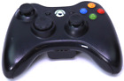 Official Microsoft Xbox 360 Black Gray Wireless Controller Clean Tested