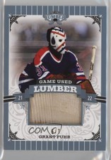 2021-22 Leaf Lumber Game Used Lumber Platinum /7 Grant Fuhr #GUL-GF1 HOF