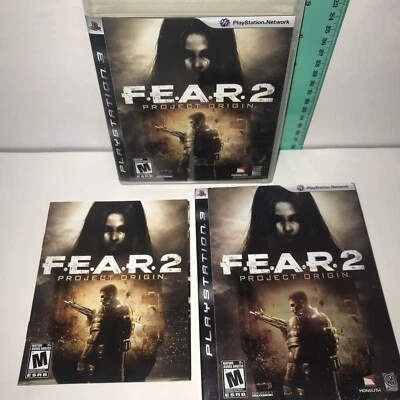 F.E.A.R. 3  FEAR 3 FEAR 2 Project Origin PlayStation 3 PS3 Complete CIB - Image 1 of 4