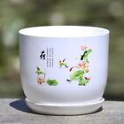 Extra Large Pp Resin Flower Pot White Imitation Porcelain  Gardening