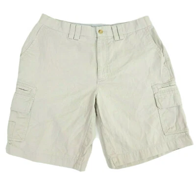 Pantalones Cortos Carga Golf Callaway Para Hombres 34 C-Tech Frente Plano Caqui Beige Algodón Foto 1 de 4