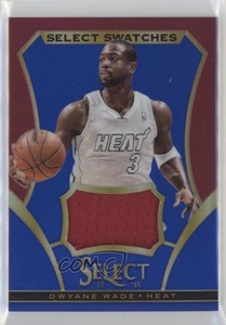 2013-14 Panini Select Select Swatches Blue Prizm /49 Dwyane Wade #17 HOF