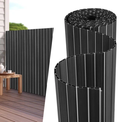 PVC Sichtschutzmatte Sichtschutzzaun Sichtschutz Windschutz Zaun Balkon Garten - Bild 1 von 4
