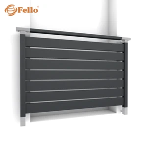 Fello Classic7 French Francese Balcone Ringhiera Acciaio Inox parapetto finestra - Picture 1 of 2
