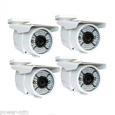 Amview 1800TVL 72IR  2.8.12mm Varifocal Outdoor Security Surveillance Camera 4) - Image 1 of 2