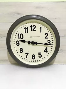 15" Vntg Industrial Wall Clock Soviet Era School Wall Clock For Restoration #3 - Picture 1 of 13