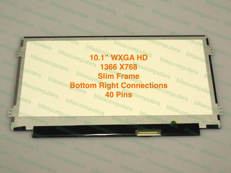 GATEWAY LT41P07U LAPTOP LED LCD Screen 10.1" WXGA HD Bottom Right - Image 1 of 4