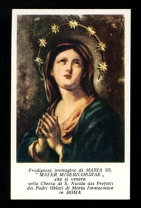 santino - holy card MADONNA MADRE DI MISERICORDIA-ROMA - Picture 1 of 1