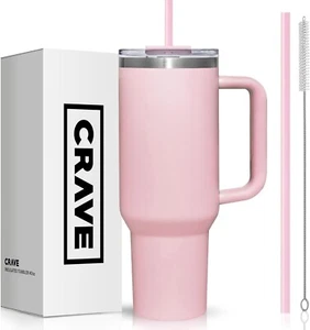 40Oz Tumbler with Lid and Straw L Reusable Spill Proof Double Wall Insulated - Picture 1 of 6