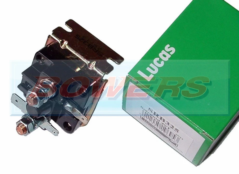GENUINE LUCAS SRB325 76766 4ST 12V STARTER SOLENOID CLASSIC CAR TRIUMPH MINI - Image 1 of 2