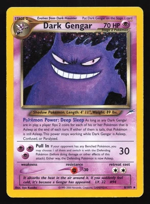 Dark Gengar 6/105 Neo Destiny Holo Rare Pokemon Card - Image 1 of 2