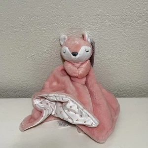 Carter's Baby Pink Fawn Deer Plush Lovey Security Blanket Lovie NWT - Picture 1 of 8