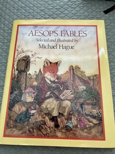Aesop's Fables Illustrated by Michael Hague 1985 HC/DJ First Edition Vintage - Picture 1 of 5