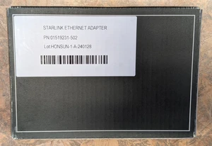 Starlink Ethernet Adapter PN 01519231-502 - Afbeelding 1 van 3