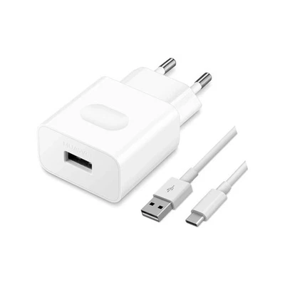 Huawei AP32 Ladegerät 18W inkl. Ladekabel USB-C Schnellladegerät Netzteil Weiß - Bild 1 von 3