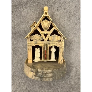 Weather Wizard Nu Dell C-2 Old Witch House Weather Forecaster Barometer - Picture 1 of 14