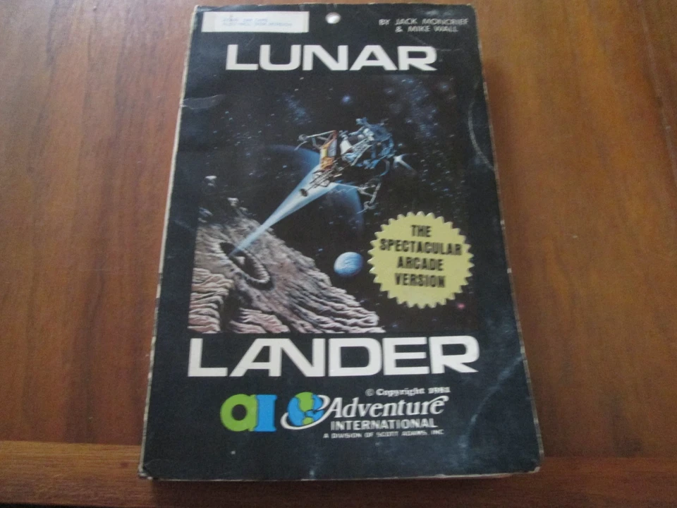 Lunar Lander TRS-80 Adventure International 1981 Game Complete in Box - Image 1 of 4