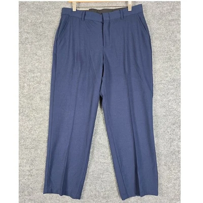 Pantalones de vestir Van Heusen Kids Flex Husky Robusto azul marino talla 20 Husky Foto 1 de 4