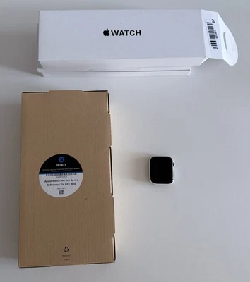 Apple Watch Series 4 (2018) - 44mm – Aluminium – GPS/Cellular – silber - Nike Ed - Bild 1 von 4