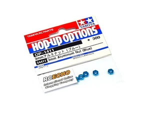 TAMIYA RC Model 3mm Aluminum Nut (Blue) 54411 - Picture 1 of 1