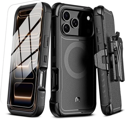 iPhone 17 Pro Max Case Belt Clip Holster, Maverick Series 17 Pro Max Case New - Image 1 of 3