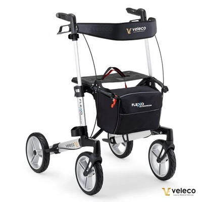 Veleco Flexo rollator pliable en aluminium, livré monté - Photo 1/4