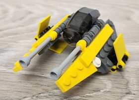 Lego Star Wars 6966 Mini Jedi Starfighter 100% Complete Set NO MANUAL OR PACKAGE