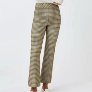 NWT Spanx The Perfect Pant Kick Flare Houndstooth Plaid Stretch Size 2X Retro - Picture 1 of 11