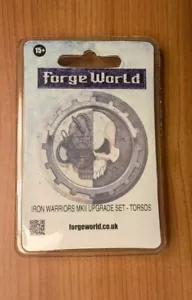 Iron Warriors Mk ii Torsos warhammer space marine horus eresia forgia mondo - Foto 1 di 2