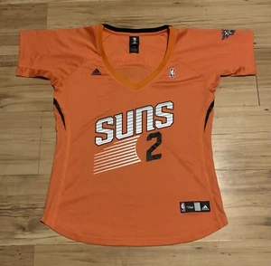 Vintage Adidas Phoenix Suns Eric Bledsoe Sleeved Jersey Women’s XL Orange - Picture 1 of 6