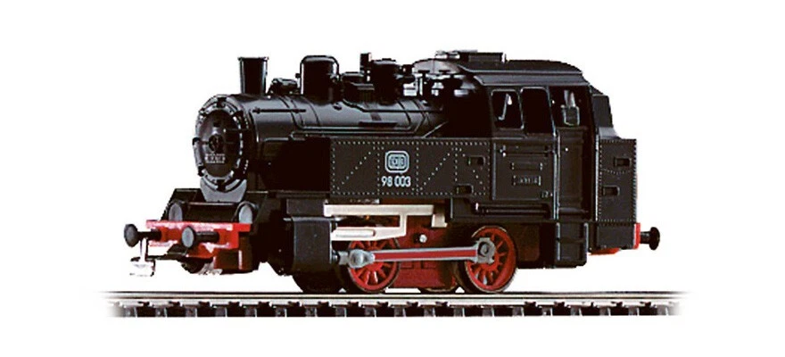 PIKO 50500 BR 98 003 Steam Locomotive DB Black Red Frame - Image 1 of 1